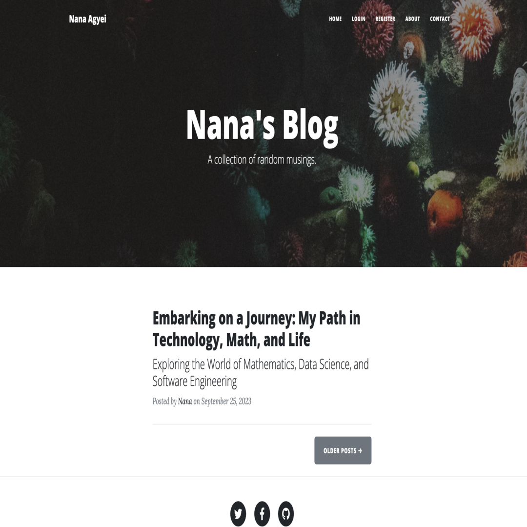 blog website